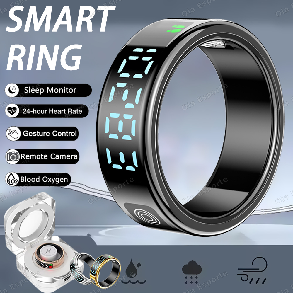 Health Monitors - Anel inteligente sr08 com caixa de