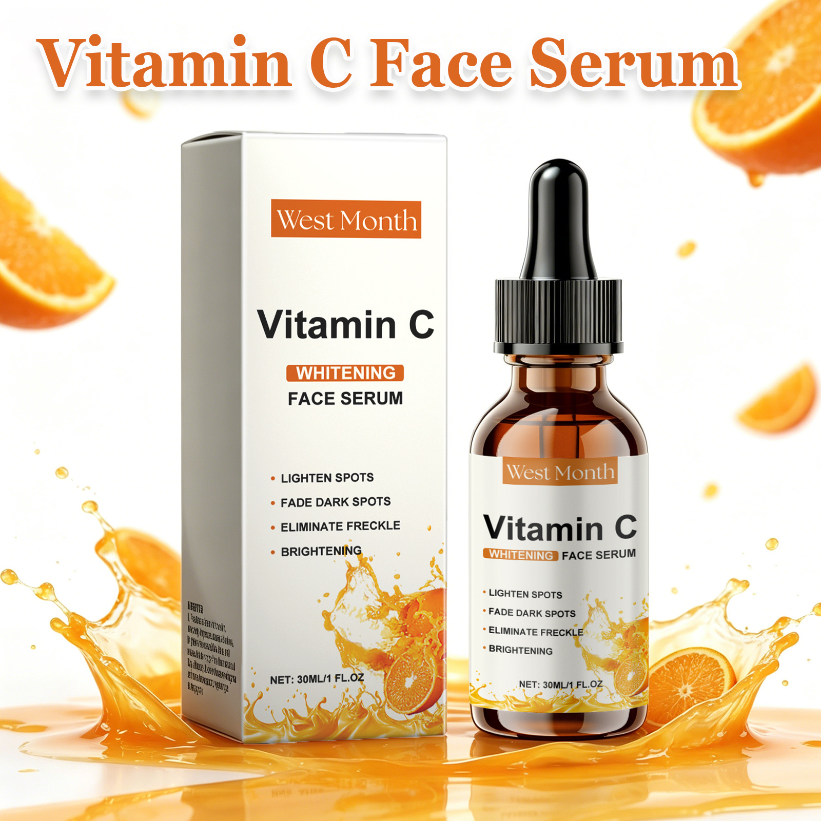 Hyaluronic Acid Facial Serum - Essência Facial de Vitamina C Removedora