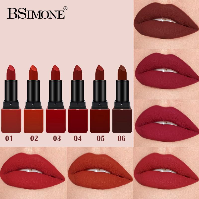 Matte Velvet Lip Tint Long Lasting - Brilho labial fosco de veludo –