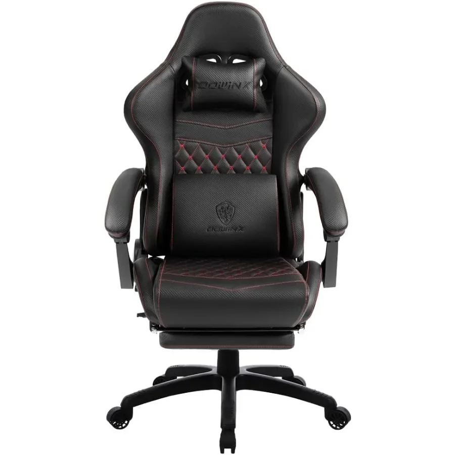 Massage - Cadeira de jogos, grande e ergonômica,