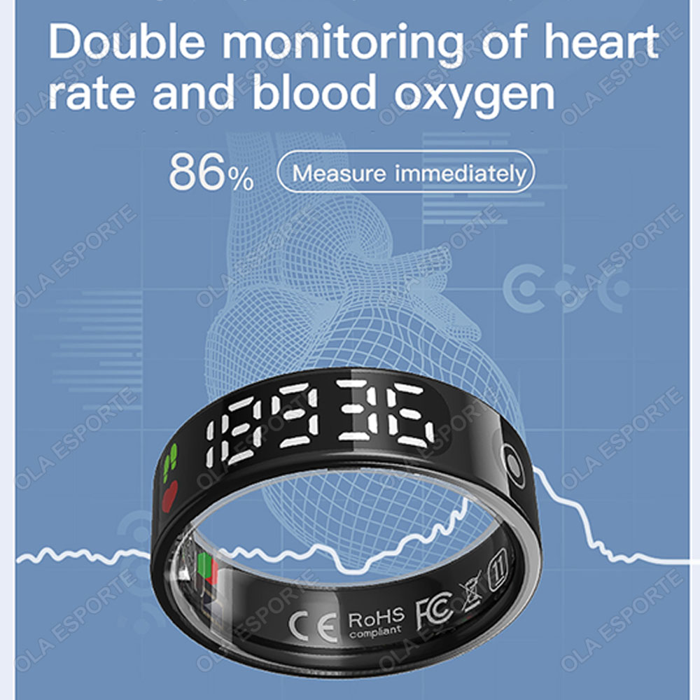 Anel inteligente sr08 com caix - Health Monitors avaliação e preço