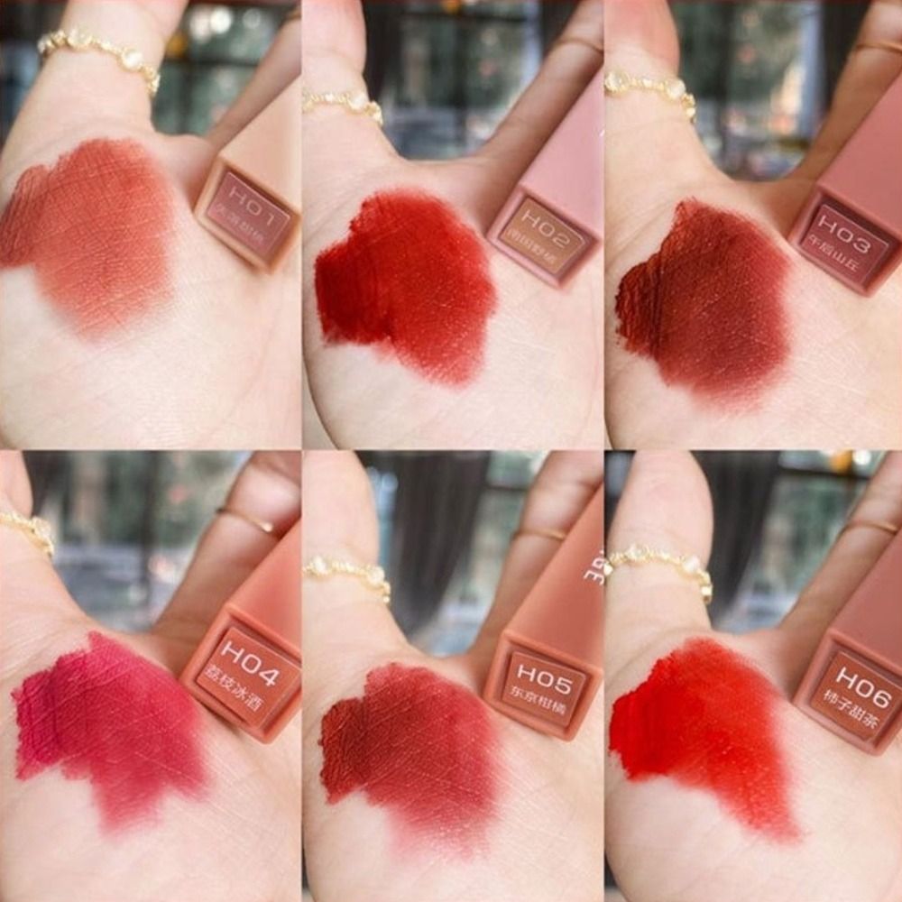 Novo Gloss Labial Matte com Ac - Matte Velvet Lip Tint Long Lasting avaliação e preço