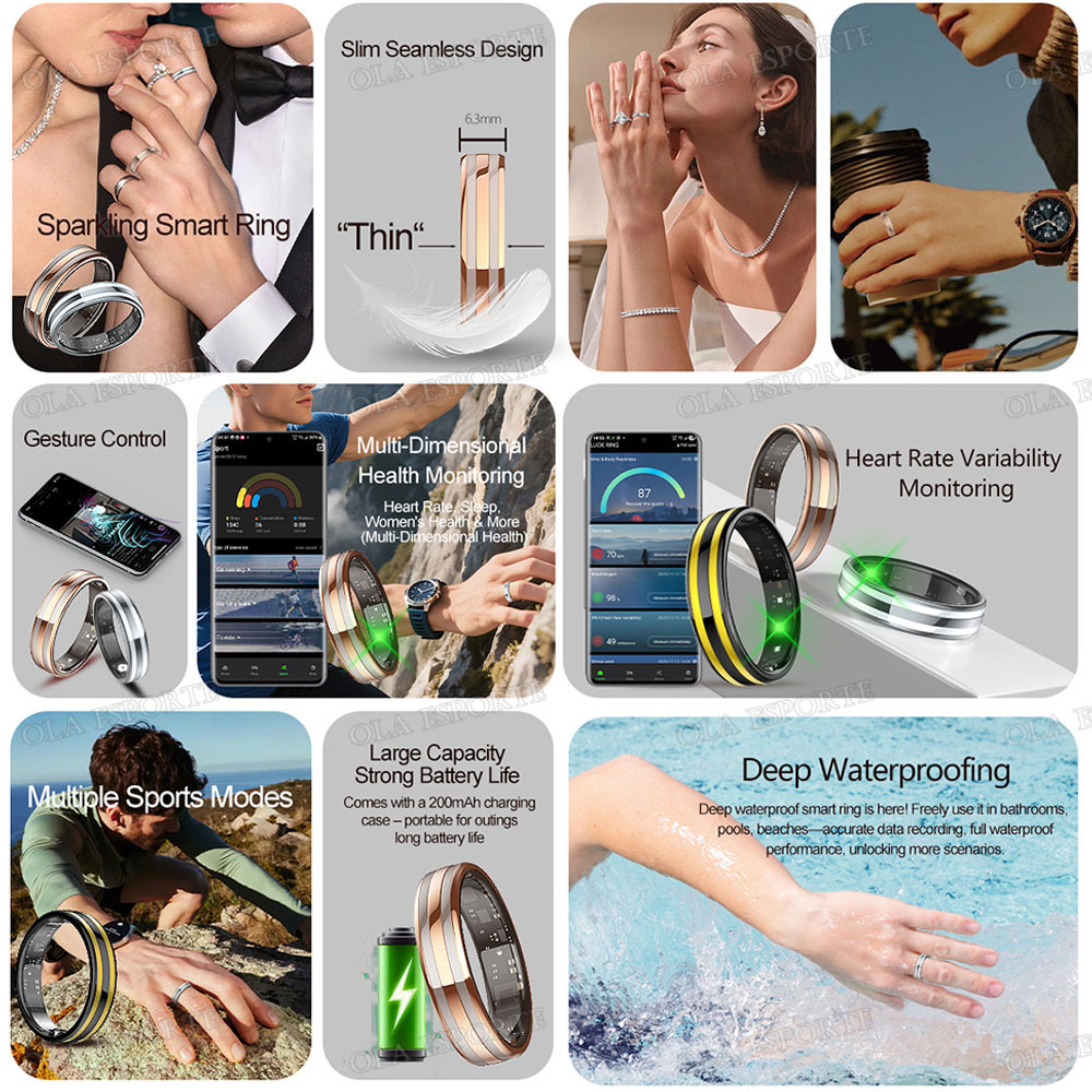 Anel inteligente com sensor de - Health Monitors avaliação e preço
