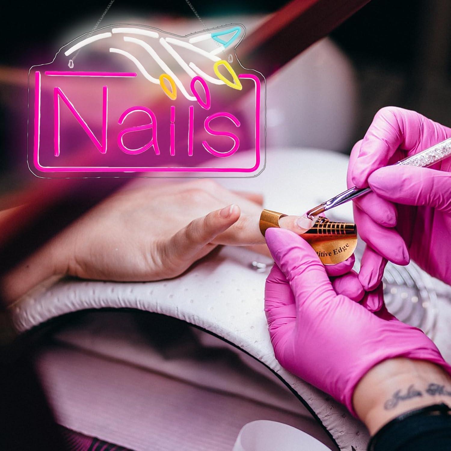 Letreiro de néon para unhas, l - Nail Art avaliação e preço