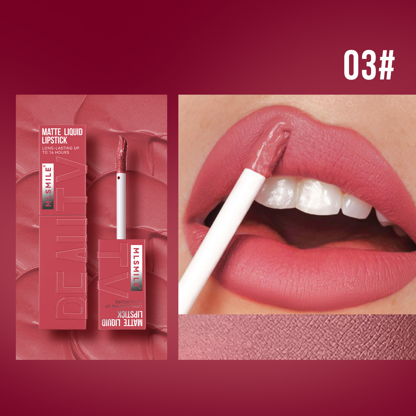 Batom Líquido Matte de 6 Cores - Matte Velvet Lip Tint Long Lasting avaliação e preço