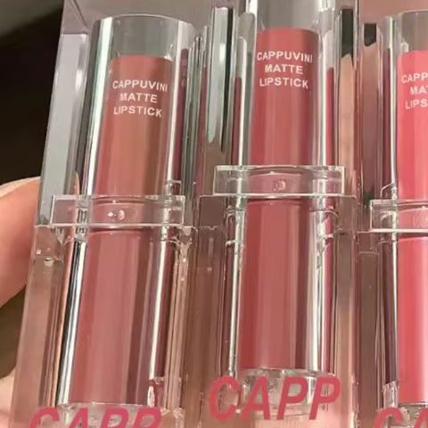 Batom acrílico transparente 6  - Matte Velvet Lip Tint Long Lasting avaliação e preço