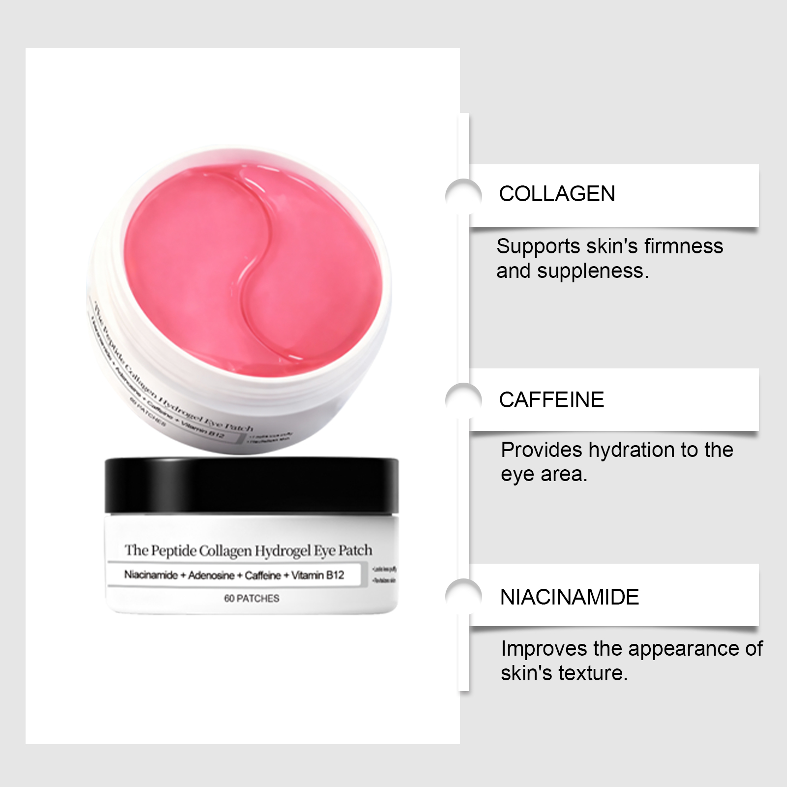 Máscara de colágeno para os ol - Collagen Under Eye Patches avaliação e preço